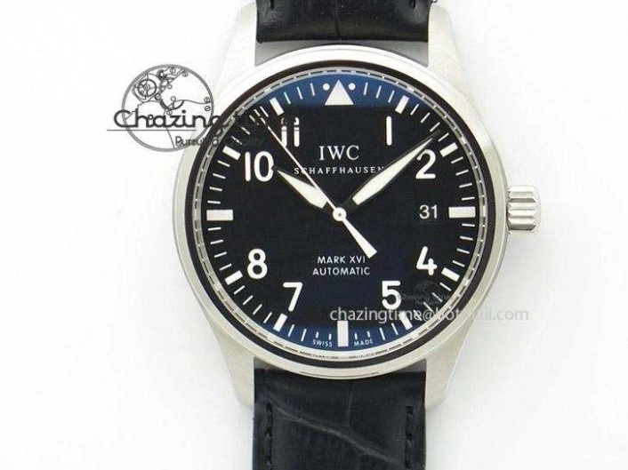 MIROTIME 0329 Pilot Mark XX IW328201 ZF 1:1 Best Edition Black Dial on Black Leather Strap A Affordable 7028
